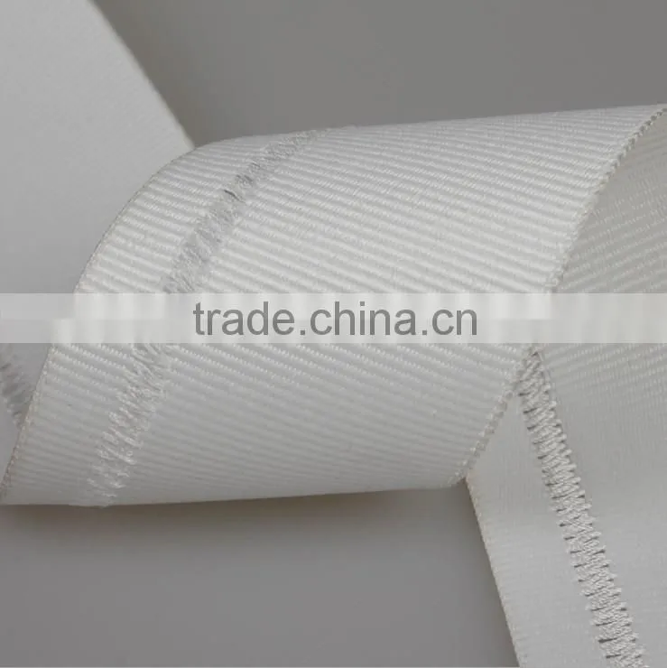 5.1cm white Plain Mosaic polyester webbing