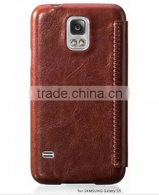 Fashion leather for Samsung S5 Case on sale