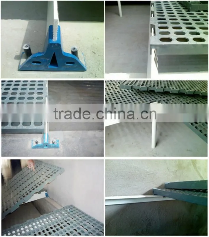 Fiberglass triangle support beam for pig pen