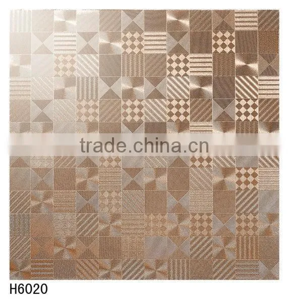 Foshan stock rustic design porcelain tile 6x6,8x8