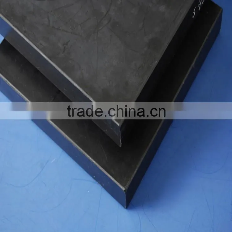 Custom made hardness block board cellulose acetate plastic black coloured POM acetal sheet