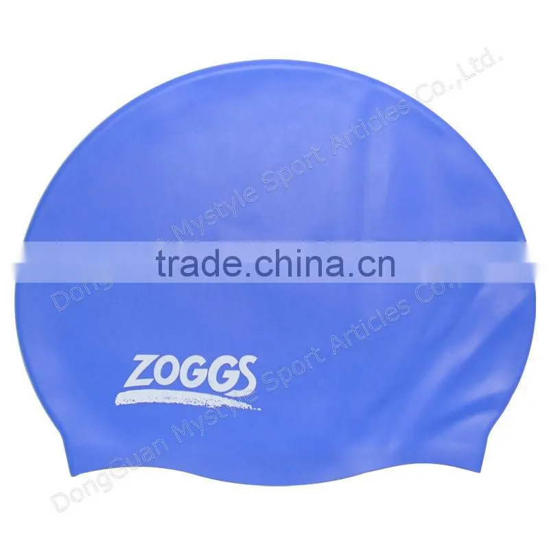 Factory customized adult waterproof swim cap 100%