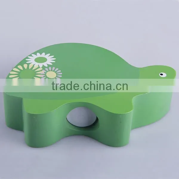 wood personalized cute tortoise money bank