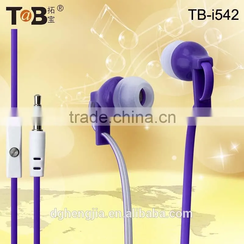 New products for promotion unique fashionable cheapest colorful mobile phone earphone with mic for laptop skype cell phone