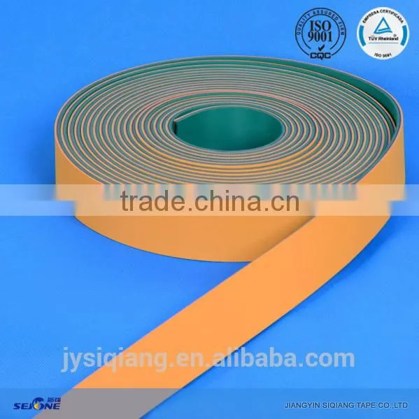 3mm thick green yellow high speed rubber nylon transmission belt