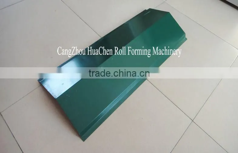 Alibaba Machine Manufacturer Roofing Sheet Ridge Cap Roll Forming Machin