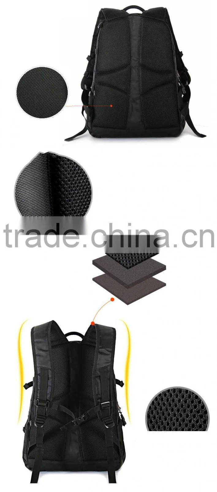 15.6 inch nylon business backpack computer backpack 30l