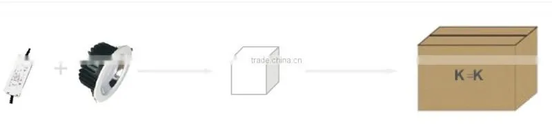 Shenzhen KWT 6-Inch 18W/25W/32W Samsung SMD LED Down Light With Hole Size 175mm