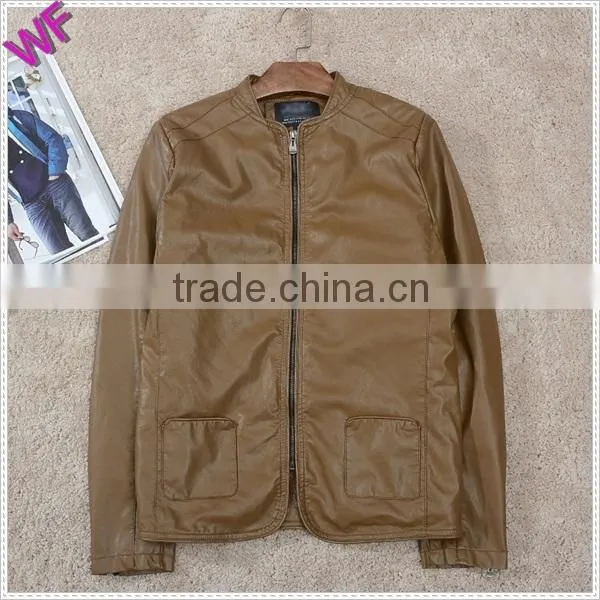 Custom Hight Quality Fashion Mens Leather Jacket