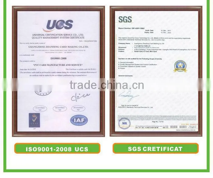 Customized design transparent visiting card