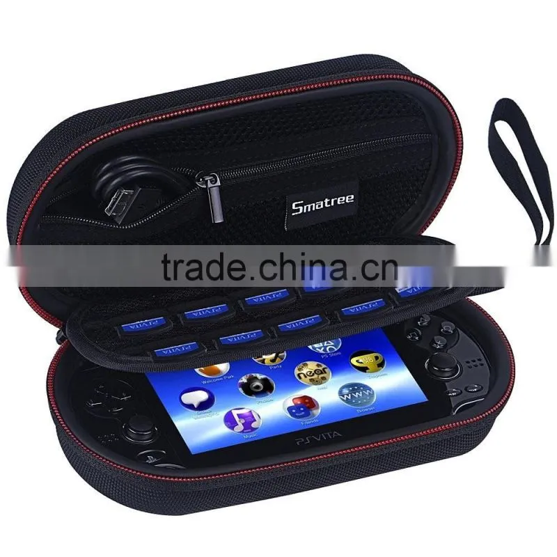 Smatree P100 Traveling and Home Storing Case with Zippered Mesh Pocket for PS Vita , PS Vita Slim and Accessories