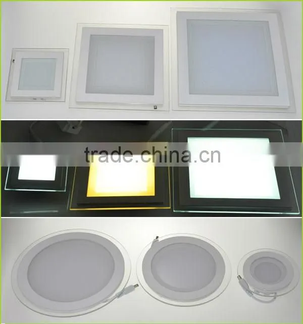 Epistar smd wholesale led square recessed glass panel light
