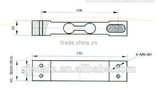3kg, 10kg, 25kg, 30kg, 40kg, 50kg Load cells