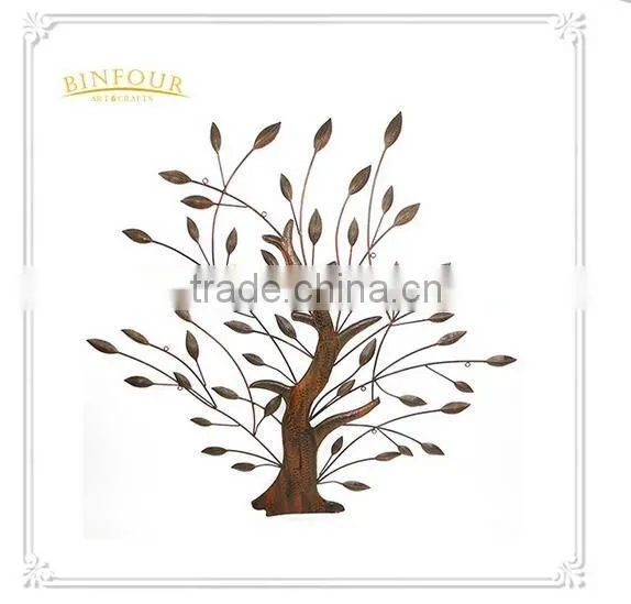 Promtional Home Decor Metal Tree Wall Plaque
