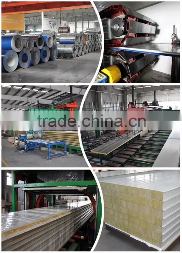 Fireproof wall rockwool m2 price sandwich panel