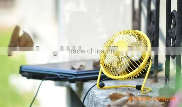 cooling room fan 5V colorful 4 inch usb office fan