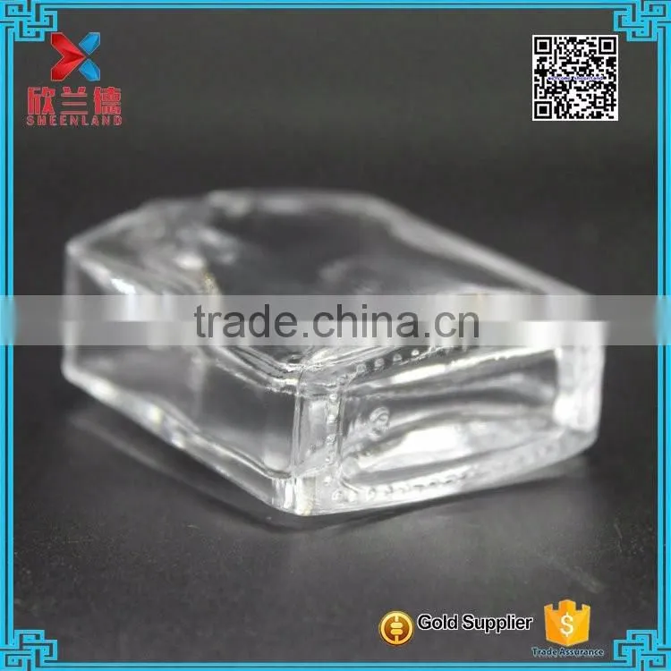 mini sample perfume glass bottle 15ml square shape