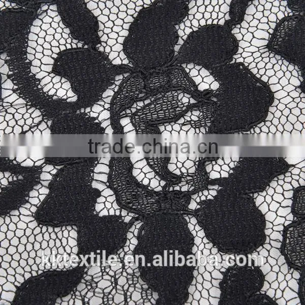 New arrival 50%Nylon 50%Cotton purple lace for making wedding dress Bilateral lace