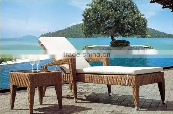 cast aluminum rattan furniture outdoor lounge sofa