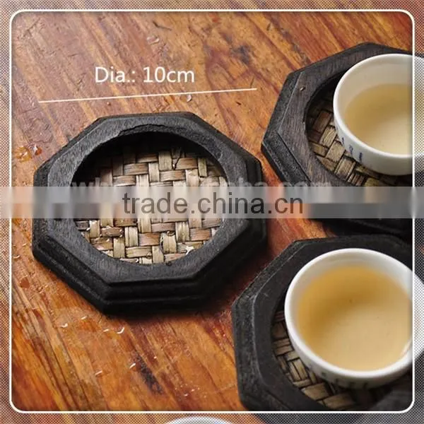 Handmade natural wood teacup pad customized design