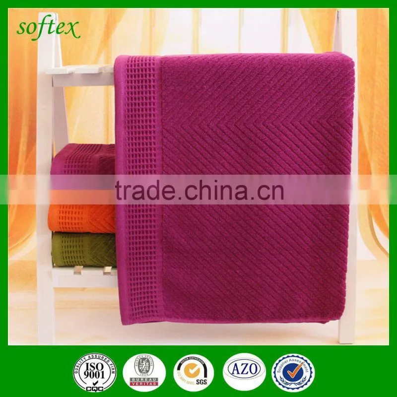 courful 100% cotton jacquard bath towels