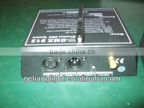 Wireless DMX controller