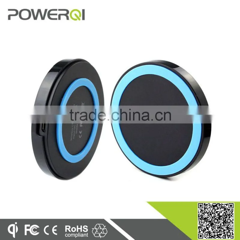 Wholesale qi wireless charging pad for Samsung S6 mobile phone mobile accessories