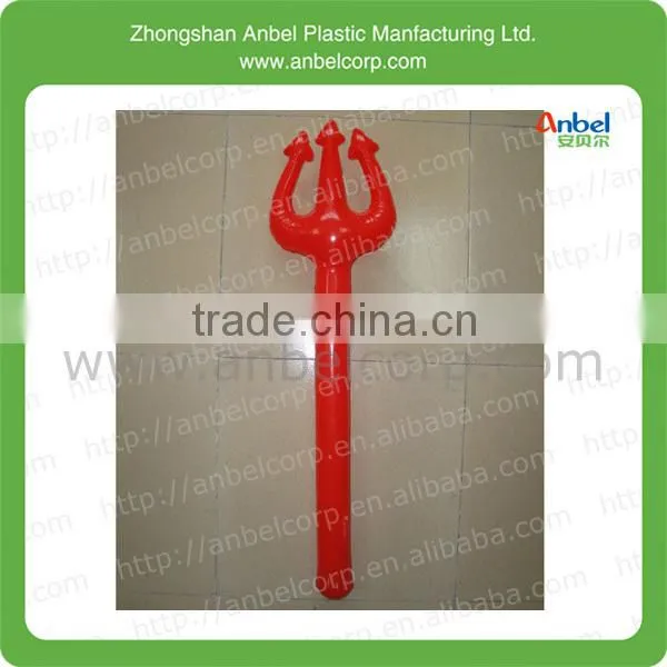 Inflatable Stick trident Birthday Party Favor Red Demon Devil Trident Pitchfork Big Halloween Costume Accessory Weapon 44inch N