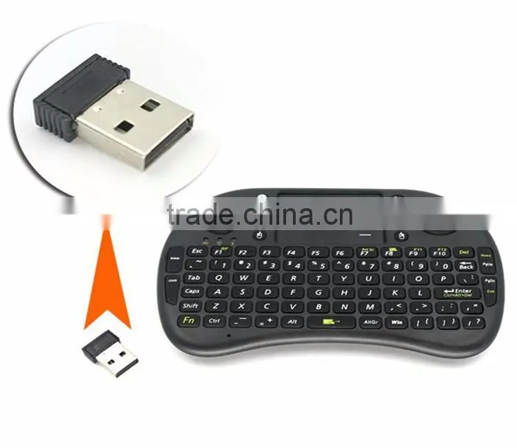 USB receiver 2.4g Mini laptop keyboard to usb adapter with Remote Controls arabic keyboard available
