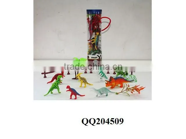 6pcs plastic dinosaur set