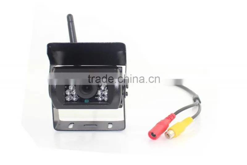 Wireless Car Rearview Waterproof Camera Back up night vision camera wireless truck rearview camera,7 Inch TFT LCD M