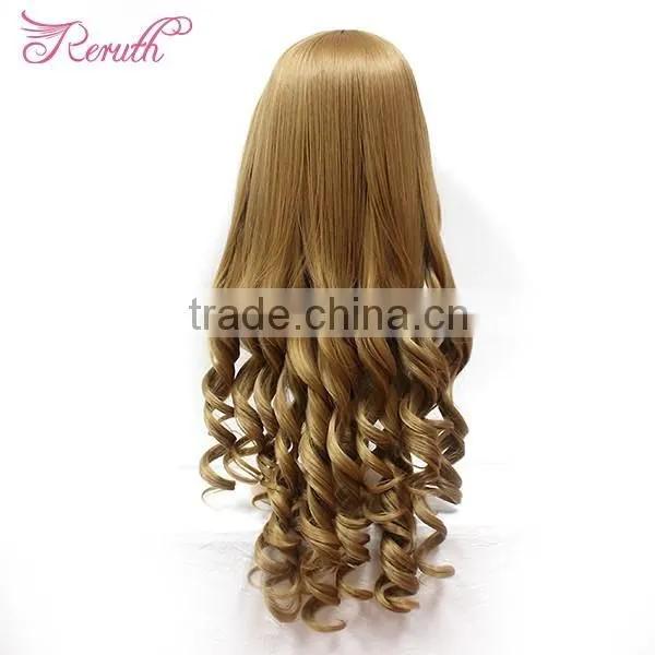 Customized Fashion Cheap Body Wave Natural Hair Wig Cosplay