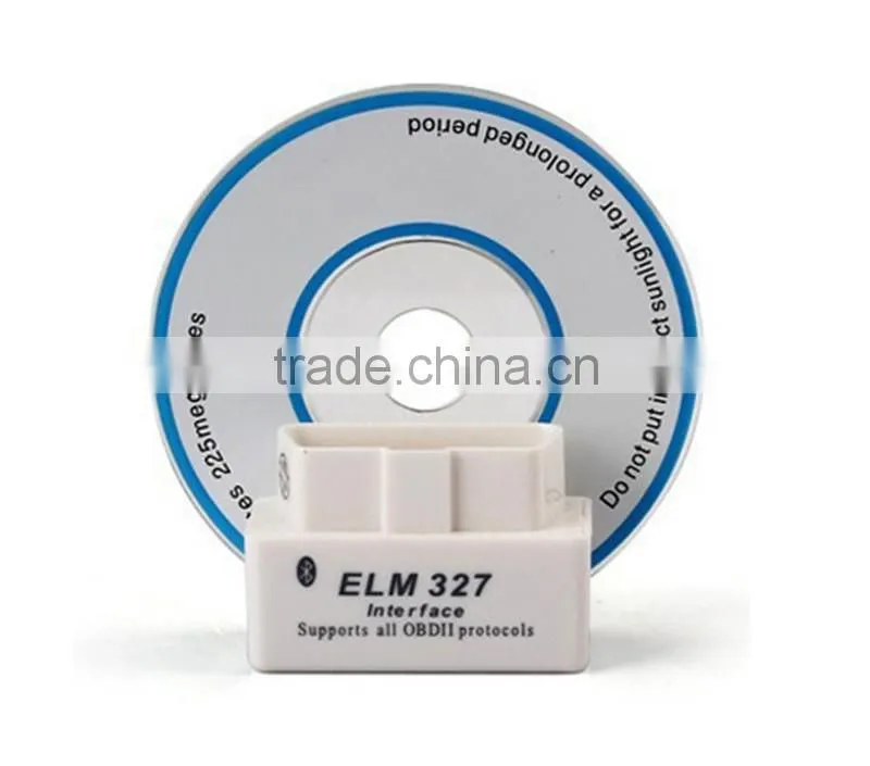 Elm327 Version 2.1 Bluetooth Obdii Auto Diagnostic Tool Auto Code Reader (White)