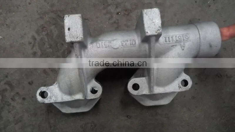 heavy duty diesel engine exhaust pipe, Sand casting exhaust pipe,