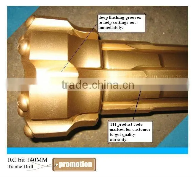140MM Reverse Circulation bit for mining exploration
