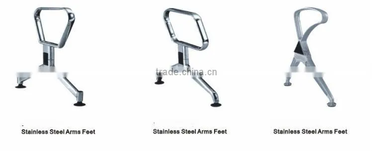 Modern design style light silver waiting room chairs used