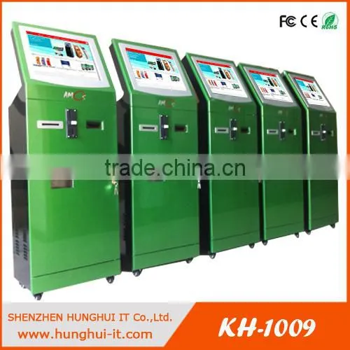 19 inch Customize Printer Floor standing kiosk with multi touch