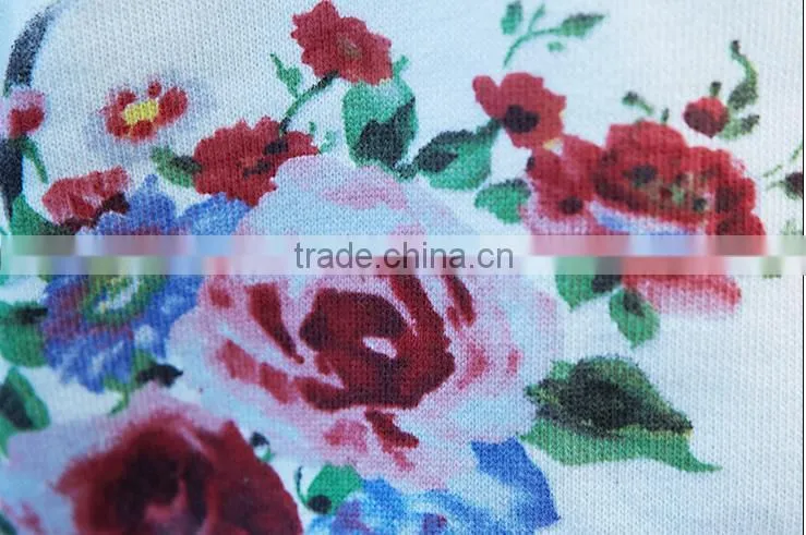 2015 new fashion korea casual print dress girl