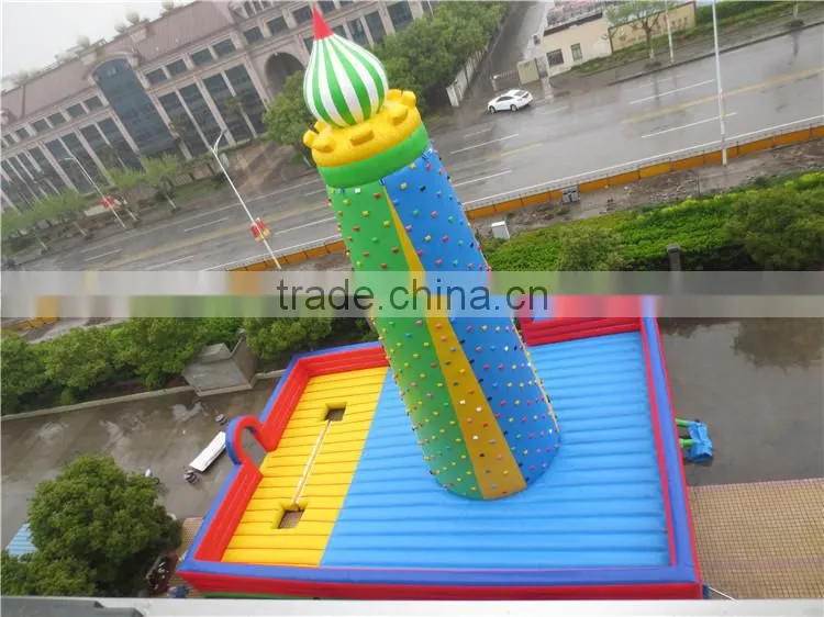 inflatable climbing rock wall/ climbing inflatable sports game