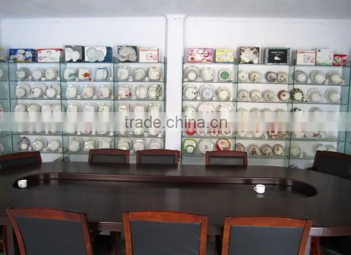 Bulk ceramic super white, linyi hongshun soup plate 8" porcelain plates