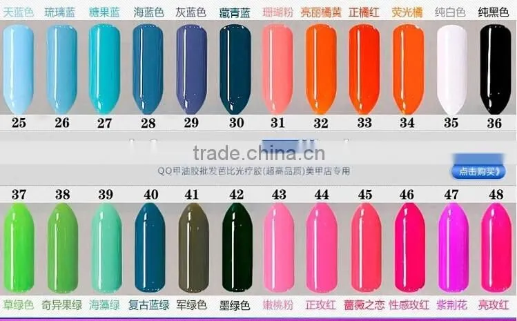 2015 KACC greenstyle soak-off gel polish high quality 132 colors spray on nail polish