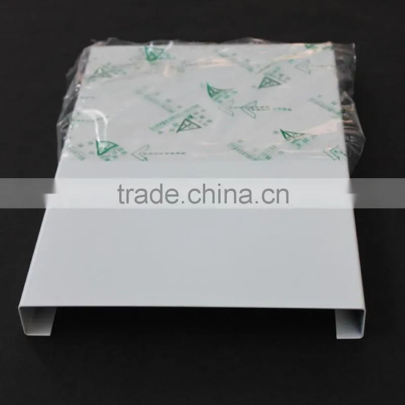 PVDF Spraying Coating Metal Suspended Ceiling Panel Aluminum B - shaped Open Strip Ceiling