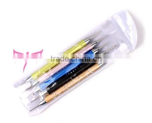 2015 new metal handle nail dotting tool set
