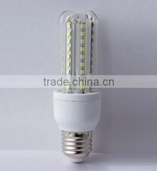 E27 led corn light 120v 5w corn led lamp e27 24pcs 2835 leds 85-265V U shape led corn bulb light high quality 3 years warranty