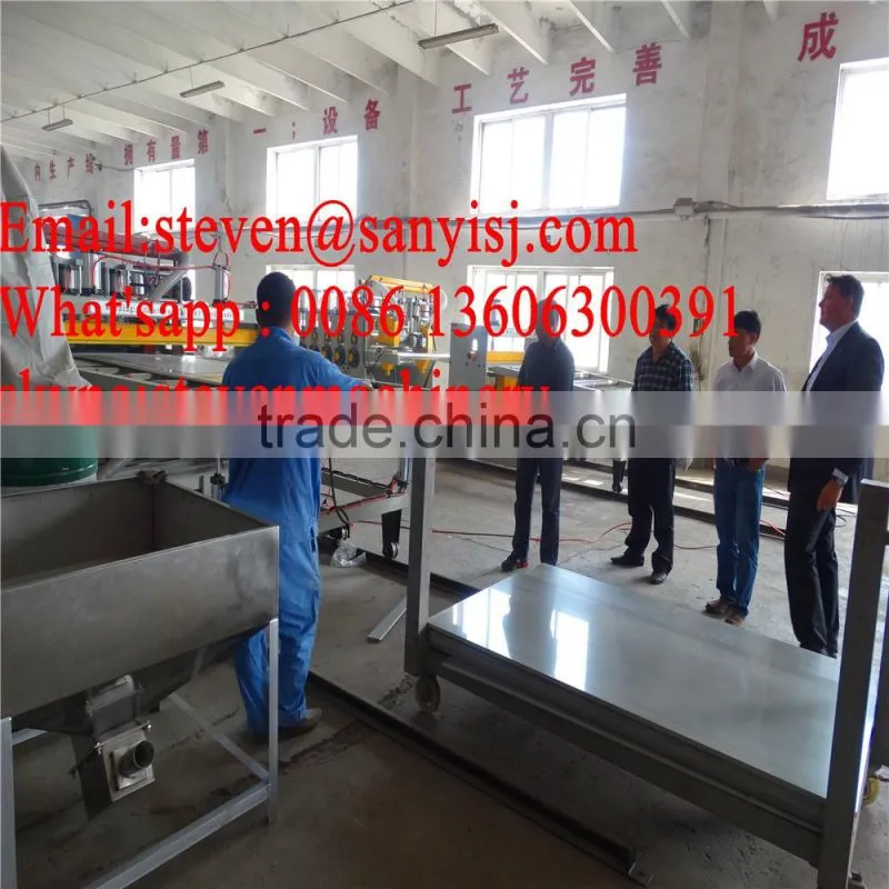 wood plastic composite board manufacturing machine
