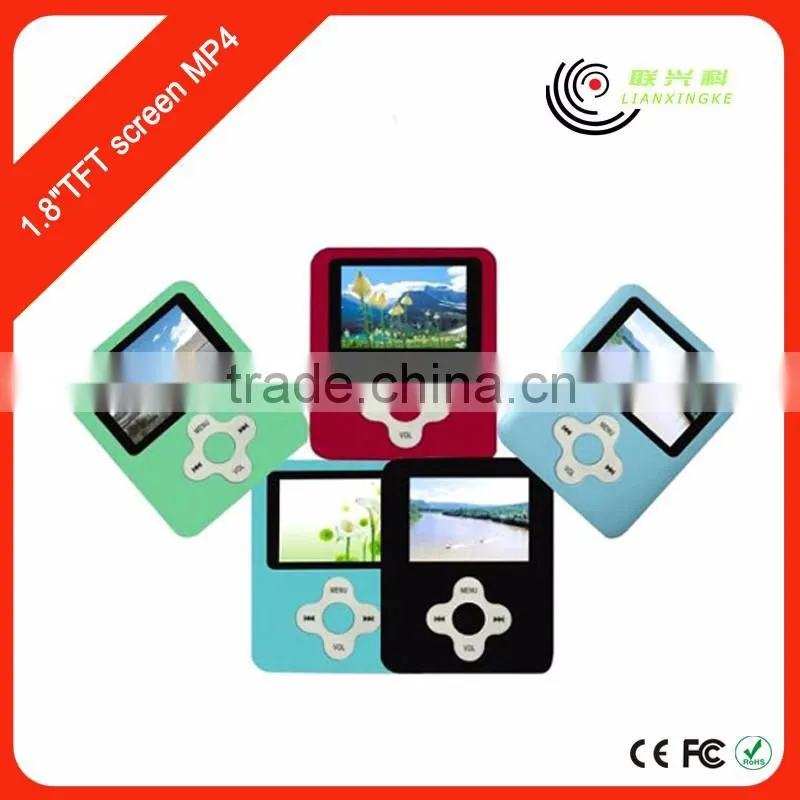 Without memory 1.8"TFT screen hindi movies video songs mp4 player Support TF card