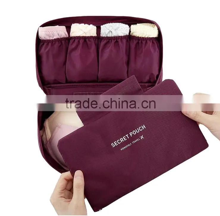 2014 Hot Convinient Oxford Travel Bra Bag Organizer