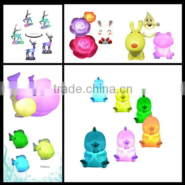 2014 battery operated color changing star shape led christmas lights