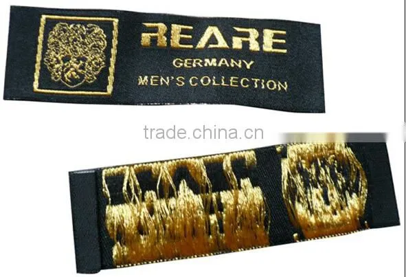 factory sale direct brand label for clothing brand name labels woven clothing label