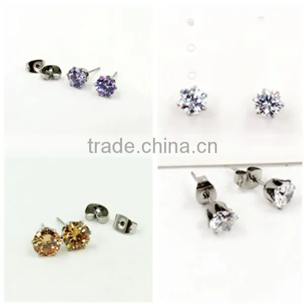 wholesale High-end zircon earring and stud earrings manufacturer
